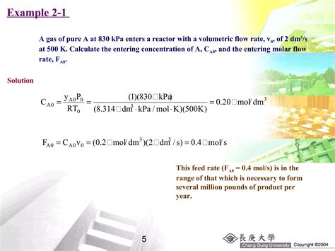 Conversion And Reactor Sizing Ppt