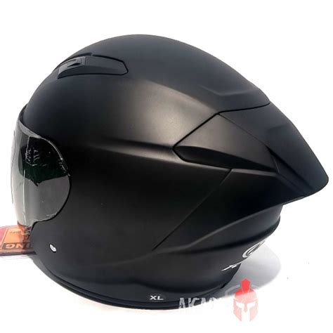 Jual NHK HELM R1 ELITE HITAM DOFF HELMET NHK HALF FACE ORIGINAL