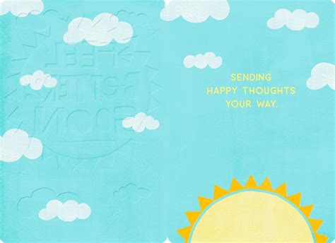 Feel Better Soon Sun Jumbo Get Well Card 1625 Greeting Cards