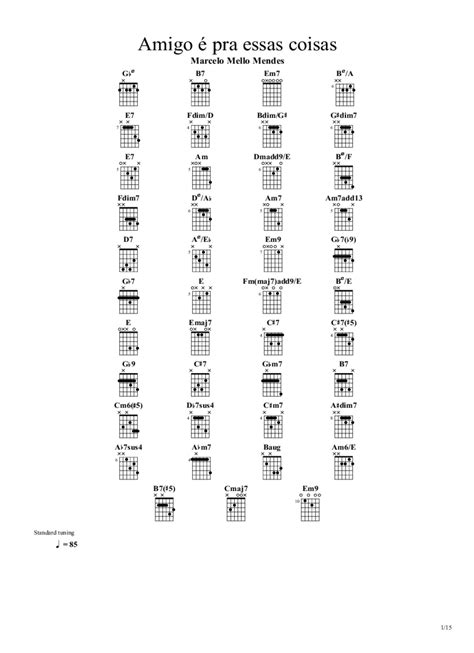 Amigo Pra Essas Coisas Viol O Solo Tab Marcelo Mello Mendes