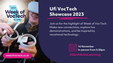 Ufi VocTech Showcase 2023 Week Of VocTech