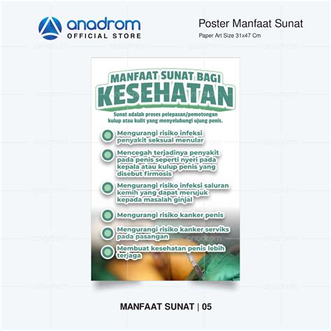 Jual Poster Seputar Manfaat Sunat Bagi Kesehatan Poster Promosi