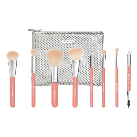 Advanced Brush Set Kit Pinceaux Maquillage Yeux Et Teint De Sephora