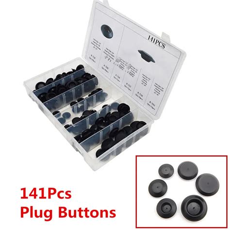 Pcs Flush Mount Plastic Hole Plug Assortment Kit Auto Body Sheet