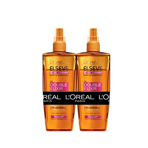 Комплект 2 x Балсам спрей L'Oreal Paris Oil Luxury Double Elixir за ...
