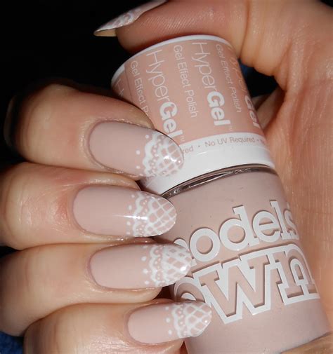 My Mint Nails Nude Lace Tips