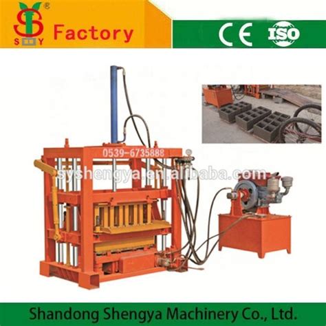 Qt Factory Price Electric Hollow Block Making Machine Semi