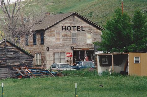 Fairburn Hotel Near Buffalo Gap National Grasslands South Dakota 1998 Ghost Towns In Montana