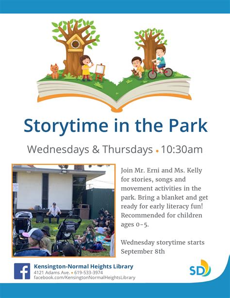 Story Time in the Park | San Diego Public Library