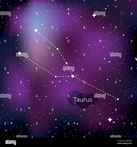 Signo De Tauro Zodiaco Símbolo Del Horóscopo Constelación Lineal