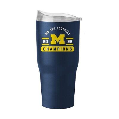 Big Champions Michigan Wolverines Oz Stainless Tumbler Ebay