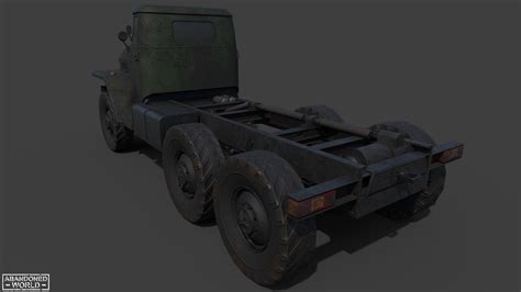 ArtStation - Military Truck Ural 375D | Game Assets