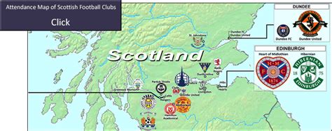 Map Of Scottish Premier League Teams