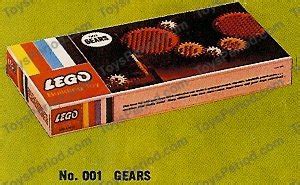 LEGO 001 Gears Set Parts Inventory and Instructions - LEGO Reference Guide