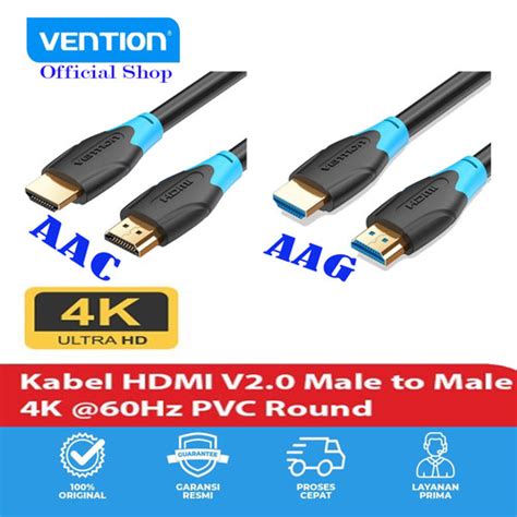 Jual Vention AACBH 2M Kabel HDMI 3D V2 0 4K UHD High Speed Quality