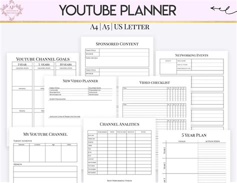 Youtube Video Planner Printable Free Printable Templates