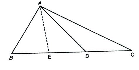 A Point D Is Taken On The Side B C Of A A B C Such That B D 2d Cdot P