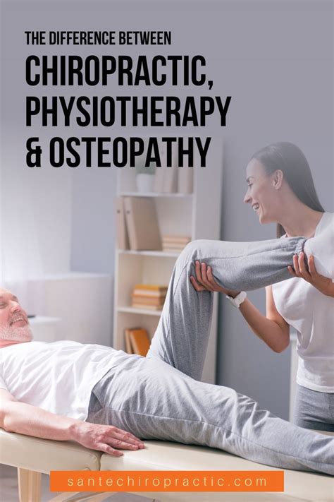 Differences Between Chiropractic Physiotherapy And Osteopathy Osteopathy Chiropractic