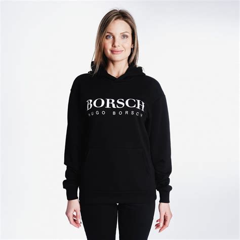 Hoodie Borsch unisex black - Benya&Zubrik