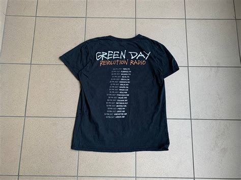 Tour Tee Green Day Revolution Radio Tour Tee T Shirt Europe Grailed