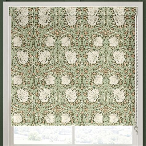 William Morris Nettle Pimpernel Translucent Made To Measure Roller