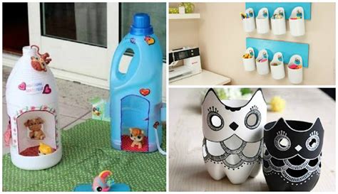 Increíbles ideas para reciclar botellas de plástico Manualidades