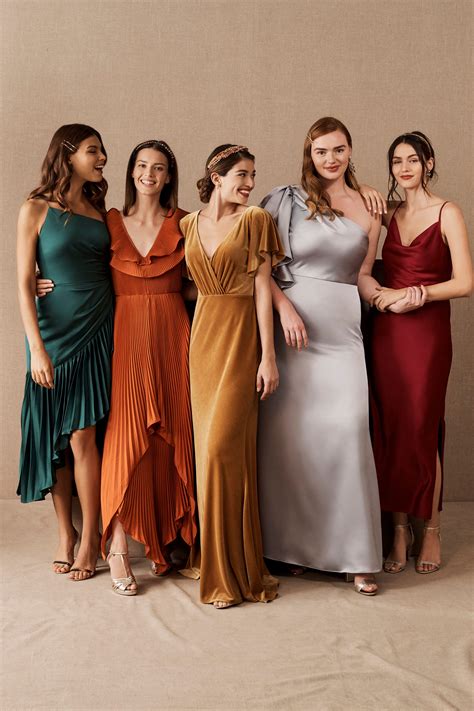 Unique Mismatched Bridesmaid Dresses | BHLDN Weddings | Mix match