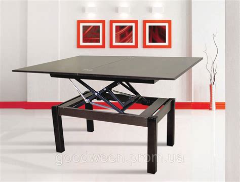 Купить Журнальный стол-трансформер Fusion furniture Флай Венге/Стекло ...
