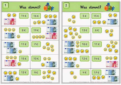 Trends Fur Rechenaufgaben Klasse 2 Geld