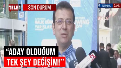 İmamoğlu ndan değişim vurgusu Değişim şarttır hatalardan geri