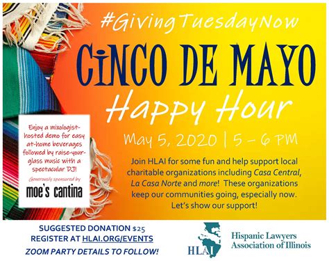 Cinco de Mayo Happy Hour - Support Local Charitable Organizations! - HLAI