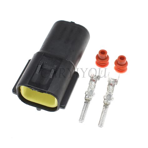 Set Pin Way Female Male Waterproof Wire Connector Plug Car Auto