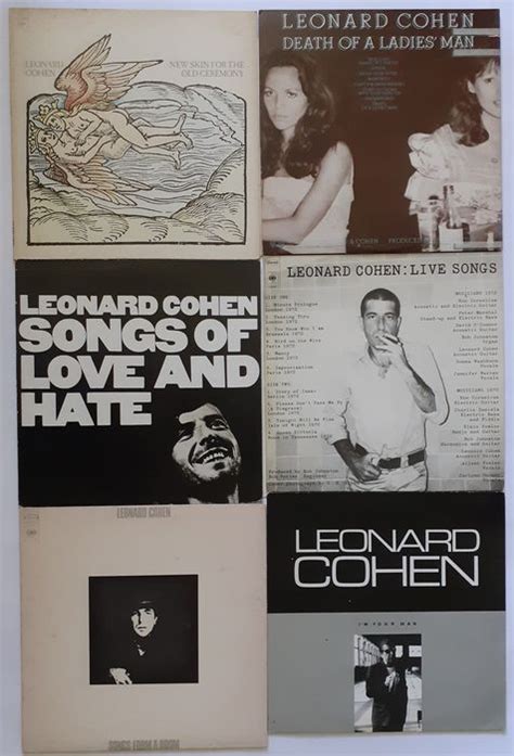 Leonard Cohen 6 Great Cohen Albums Différents Titres Catawiki