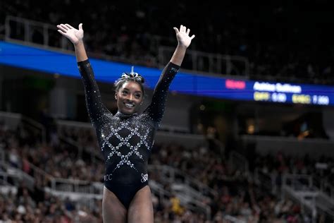 Simone Biles Wins A Record 8th Us Gymnastics Title A Decade After Her