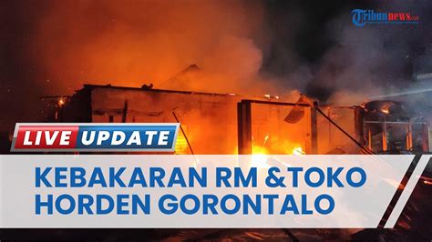 Gorontalo Kembali Terjadi Kebakaran Hanguskan Rumah Makan Dan Seisi