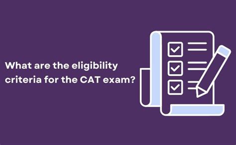 What Are The Eligibility Criteria For The Cat Exam