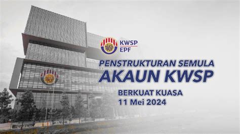 INFOGRAFIK Penstrukturan Semula Akaun KWSP Berkuatkuasa 11 Mei 2024