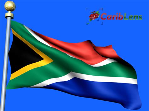 Animated South African Flag