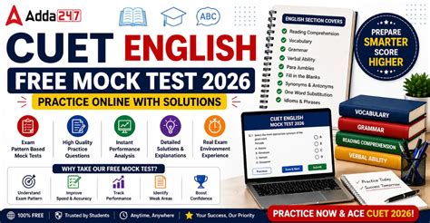 cuet english  mock test  practice   solutions