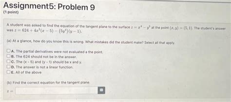 A Student Was Asked To Find The Equation Of The