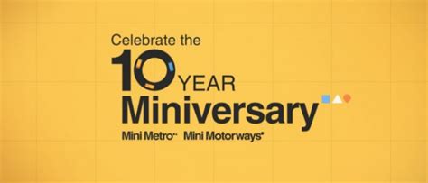 Mini Motorways And Mini Metro The Mini Franchise Celebrates Its