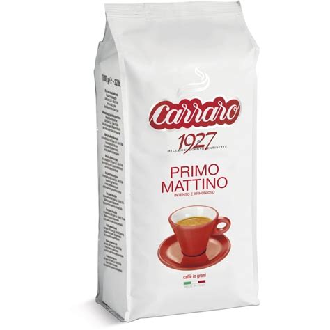 Кофе в зернах Carraro Primo Mattino 1 кг (Италия) - купить в интернет ...