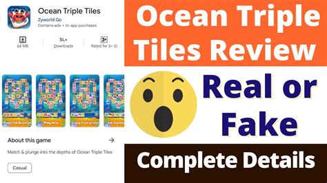 Ocean Triple Tiles Real Or Fake Ocean Triple Tiles Withdrawal Scam