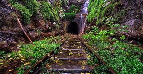 Abandoned Train Tunnel Helensburgh Nsw Australia Pics