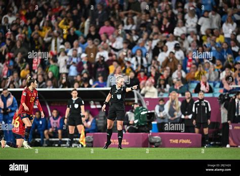 The 2023 Women's World Cup Final match between Spain and England at ...