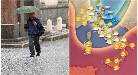 Meteo Temporali E Grandine In Arrivo Temperature Gi Anche Di