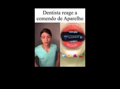 Dentista Reage a ASMR comendo COISAS ESTRANHAS APARELHO ortodôntico