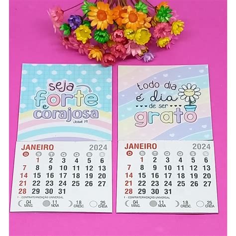 12 Calendário Imã Geladeira 2024 Shopee Brasil