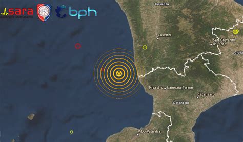 NUOVA SCOSSA DI TERREMOTO DI Ml 3 4 NEL TIRRENO MERIDIONALE AL LARGO