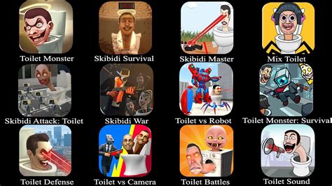 Toilet Monster Skibidi Survival Skibidi Master Mix Toilet Skibidi